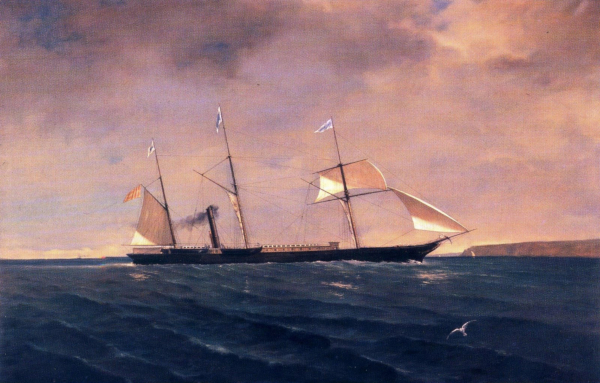 General Armero - Oil painting by S. Farriols kept at Museo Marítimo de Barcelona.